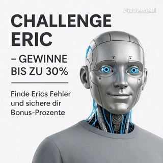 Bannder Challenge Eric – Gewinne bis zu 30%
